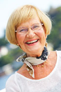 woman smiling